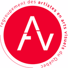 Logo Regroupement des artistes en arts visuels