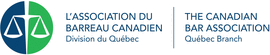 Logo Association du Barreau canadien, Divison du Québec